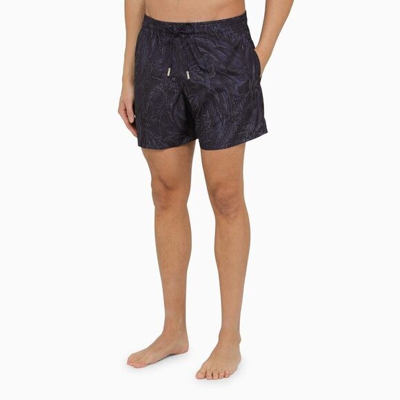 Classic Black Swim Shorts for Men by ETRO - Picture 2 of 4